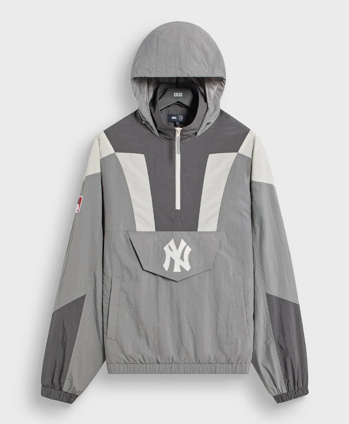 Kith New York Yankees 2026 Nylon Dante Pullover Jacket