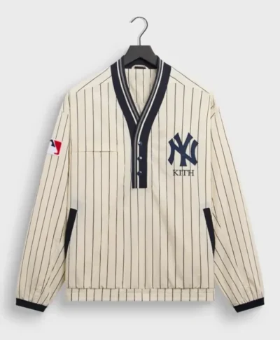 Kith New York Yankees Nylon Raffi Pullover Jacket