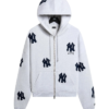 Kith New York Yankees Vintage Braxton Zip Hoodie