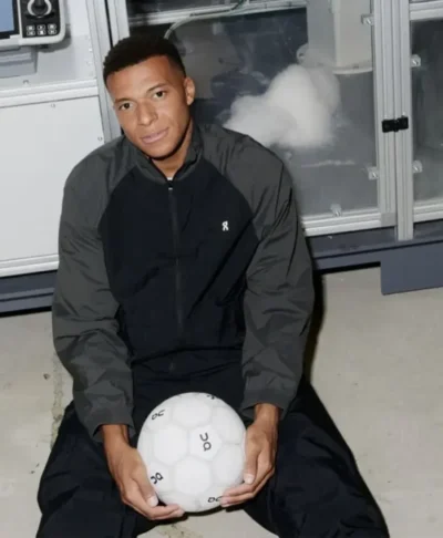 Kylian Mbappe Black On Tracksuit