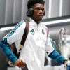 Kylian Mbappé Real Madrid White Training Jacket