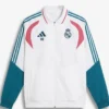 Kylian Mbappé Real Madrid White Training Jacket