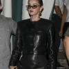 LA Selena Gomez Black Leather Jacket