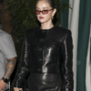 LA Selena Gomez Black Leather Jacket