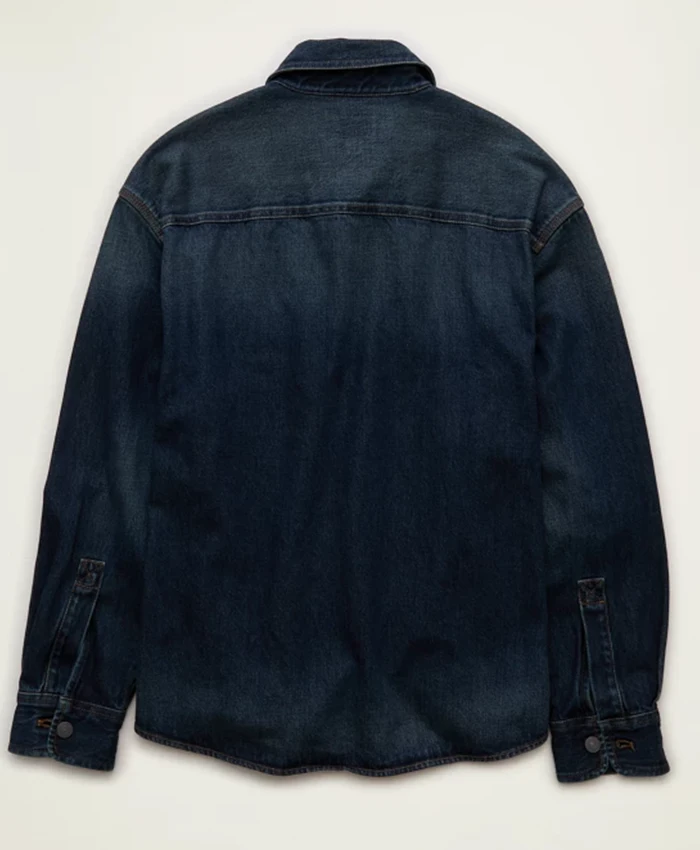 Lamine Yamal Inspired Buttoned Denim Coat