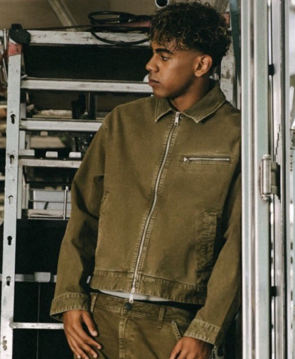 Lamine Yamal x American Eagle Olive Tracksuit Jacket