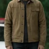 Last Seen 2026 Patrick Brammall Brown Cotton Jacket