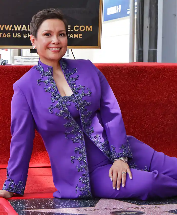 Lea Salonga Walk of Fame Purple Blazer