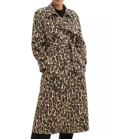 Leanne S2 Leopard Trench Coat