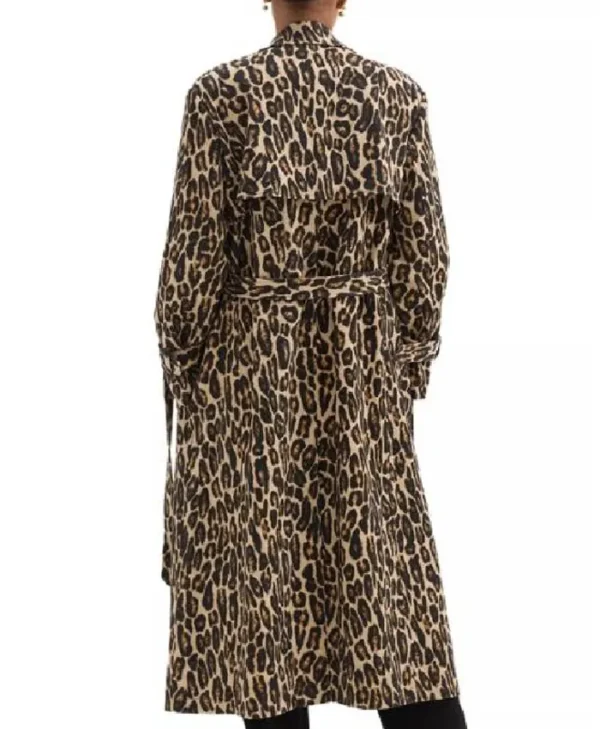 Leanne S2 Leopard Trench Coat