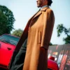Lewis Hamilton Monza Ferrari F40 Camel Wool Overcoat