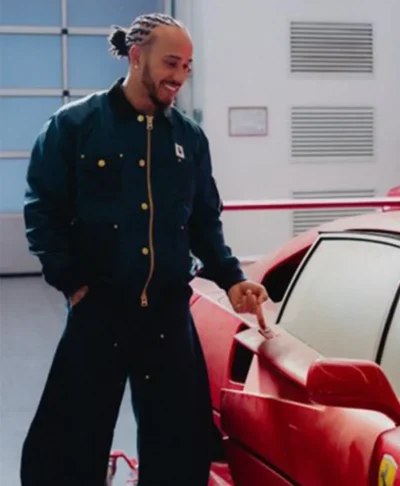 Lewis Hamilton Sacai x Carhartt WIP Twill Duck Canvas Blouson Jacket