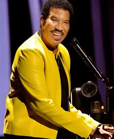 Lionel Richie The Muny Yellow Leather Jacket