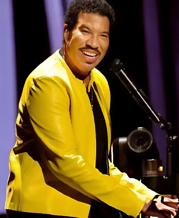 Lionel Richie The Muny Yellow Leather Jacket