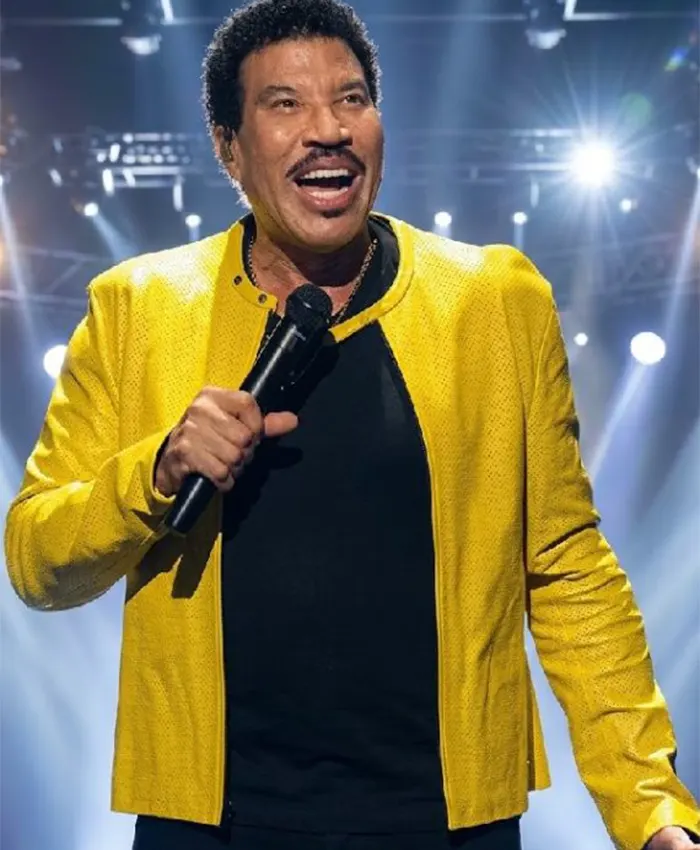 Lionel Richie The Muny Yellow Leather Jacket