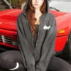 Lisa LLOUD x Von Dutch Hollywood Charcoal Zip Hoodie