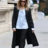 London 2026 Sienna Miller Black Long Coat