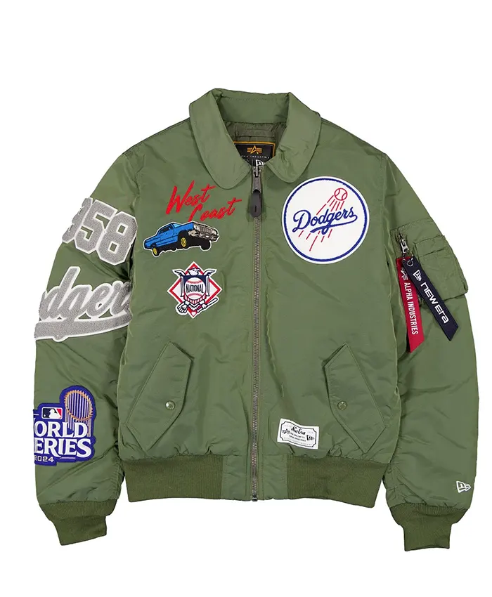 Los Angeles Dodgers Alpha Industries MA-1 Flight Jacket