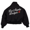Los Angeles Dodgers x Alpha x New Era Black Shawl Collar Flight Jacket