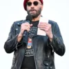 Los Angeles Event John Travolta Biker Jacket