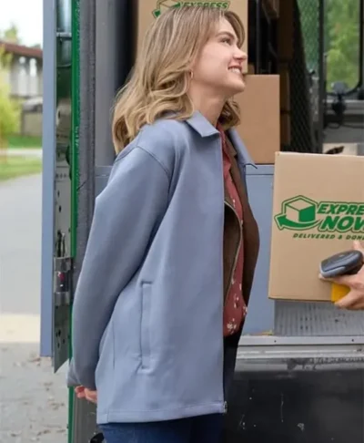 Love Finds You 2026 Aimee Teegarden Wool Jacket