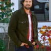 Love Finds You 2026 Chris McNally Green Suede Jacket