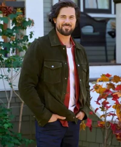 Love Finds You 2026 Chris McNally Green Suede Jacket