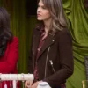 Love Finds You Aimee 2026 Teegarden Brown Suede Jacket