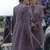Lucky S01 Annette Bening Priscilla Purple Coat