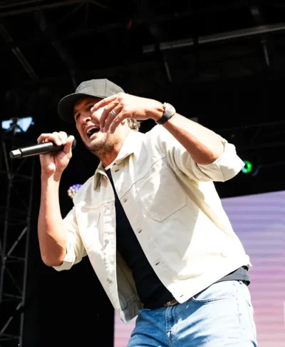 Luke Bryan USAA Salute 250 White Jacket