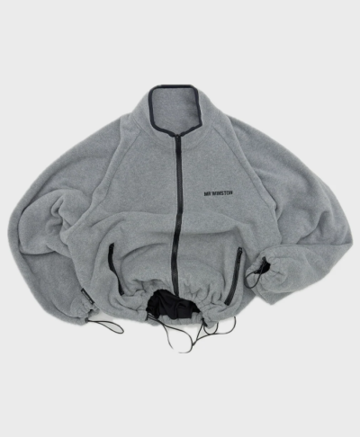 MR Winston Grey Polar Fleece Jacket