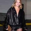 Madelyn Cline Cult Gaia Fashion Show 2026 Leather Jacket