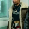 Malcolm M. Mays Brown Shearling Leather Jacket