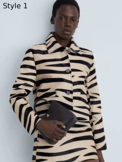 Mango Zebra Jacket