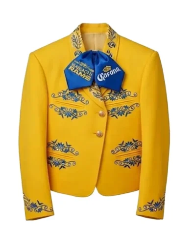Mariachi Rams Yellow Tailored Suit Jacket