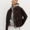 Marks and Spencer Brown Suede Zip Jacket