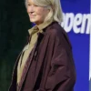 Martha Stewart Burgundy US Open Jacket