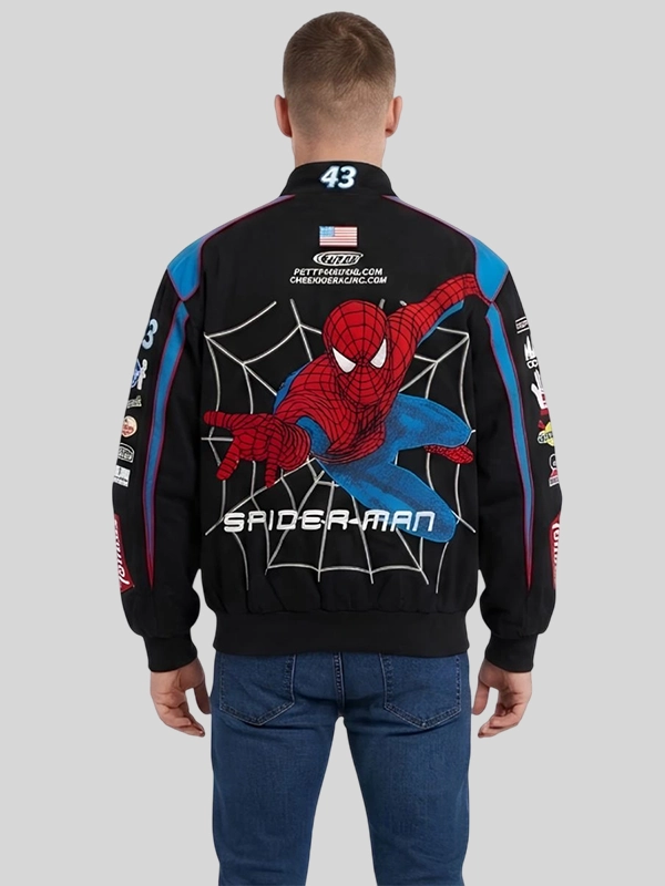Marvel Spiderman Racing Jacket - Image 4