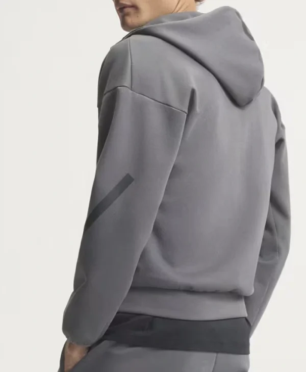 Men Adidas ZNE Grey Athletic Performance Jacket
