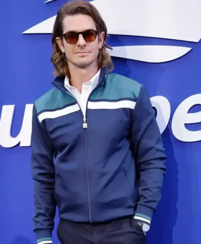 Men Andrew Garfield Celebrity Activewear Track Top