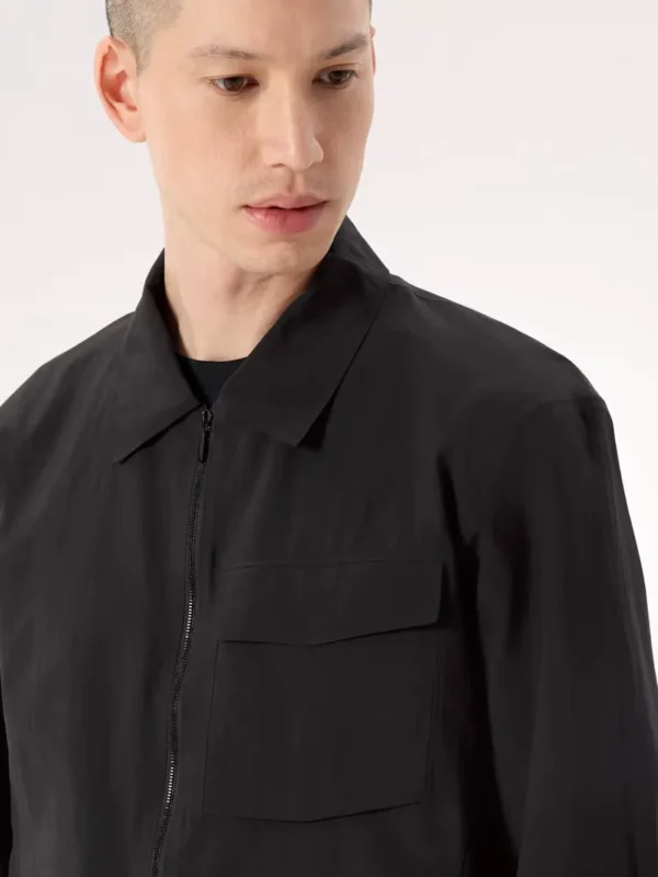 Men Arcteryx Black Technical Softshell Jacket