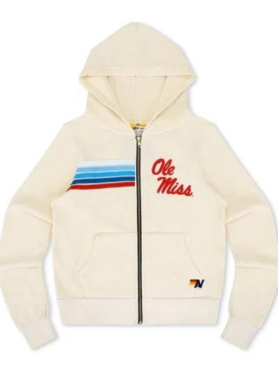Men Aviator Nation Ole Miss Retro Zip Up HoodiMen Aviator Nation Ole Miss Retro Zip Up Hoodie