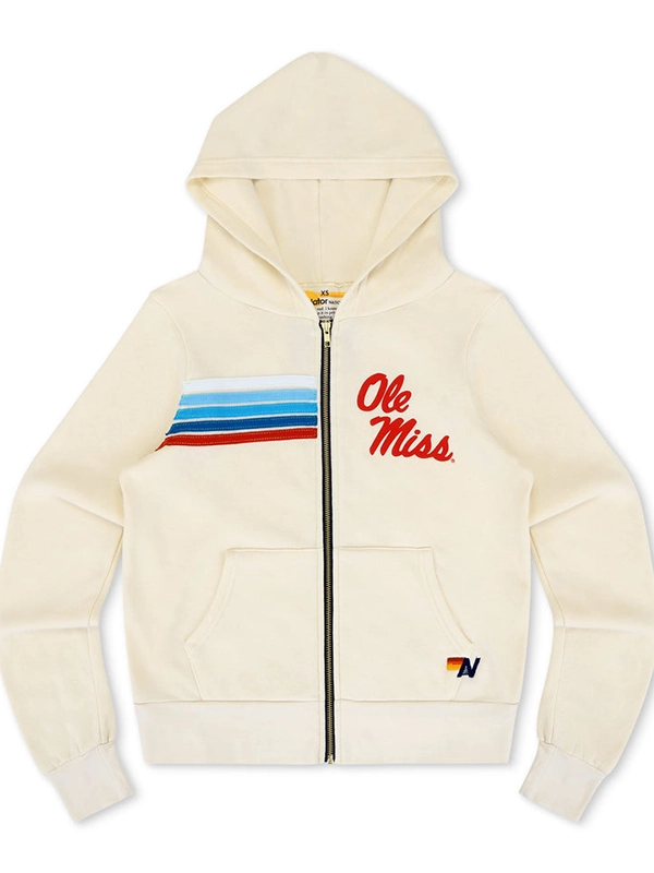 Men Aviator Nation Ole Miss Retro Zip Up HoodiMen Aviator Nation Ole Miss Retro Zip Up Hoodie