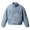 Men Balenciaga Inspired Oversized Denim Coat