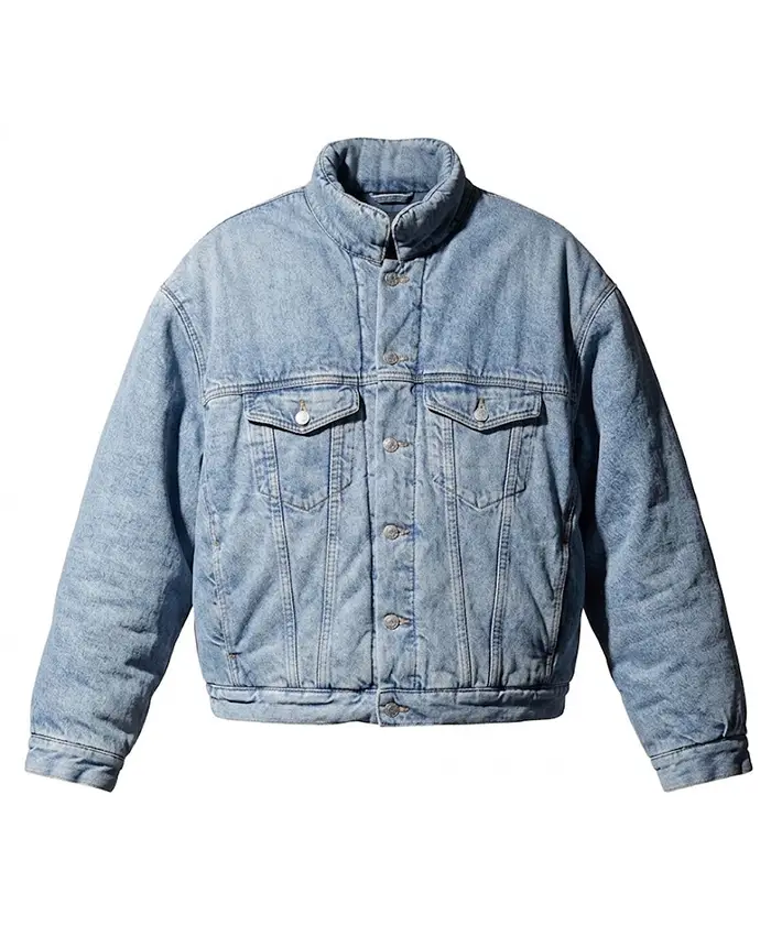 Men Balenciaga Inspired Oversized Denim Coat