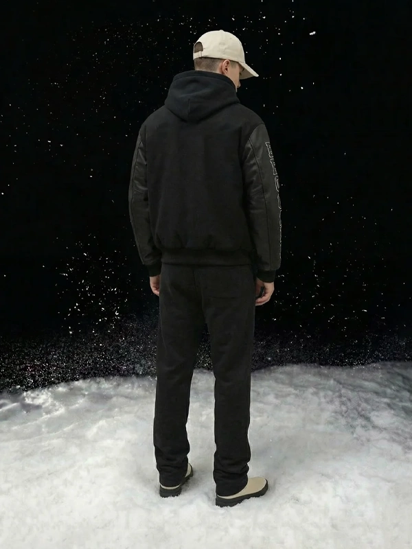 Men Brocade Gothic Snap Button Outerwear