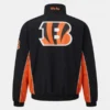 Men Cincinnati Bengals Full Zip Track Coat