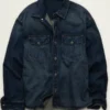 Men Denim Shirt Style Jacket Viscose Lined