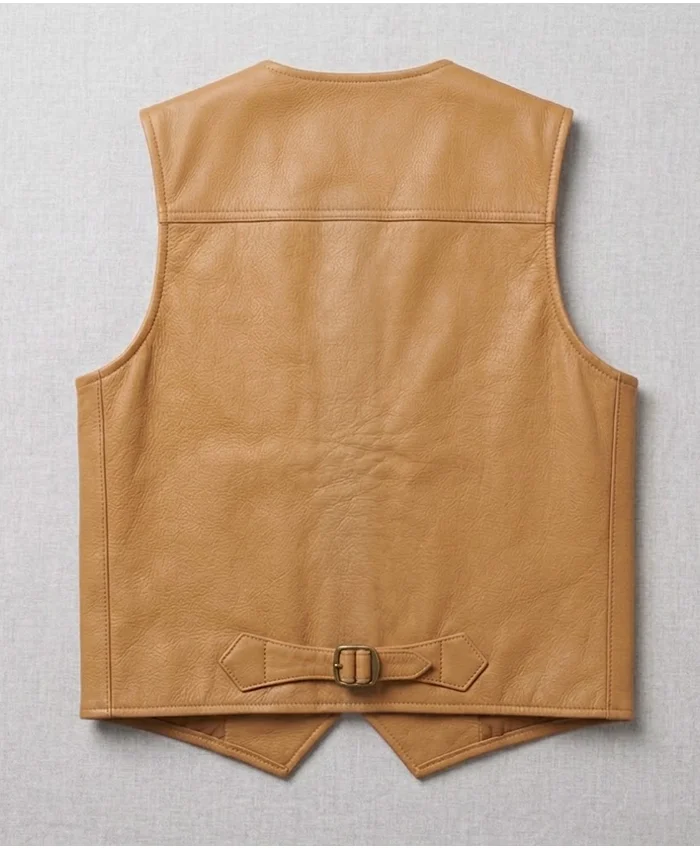 Men Drake Behind The Scenes Leather Vest