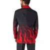 Men Halloween Devil Costume Buttoned Suit Jacket
